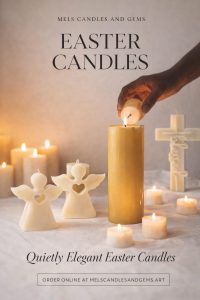 Easter Cross Candle